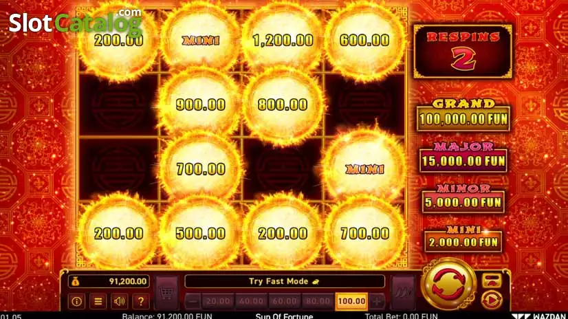 Video Slot Sun of Fortune