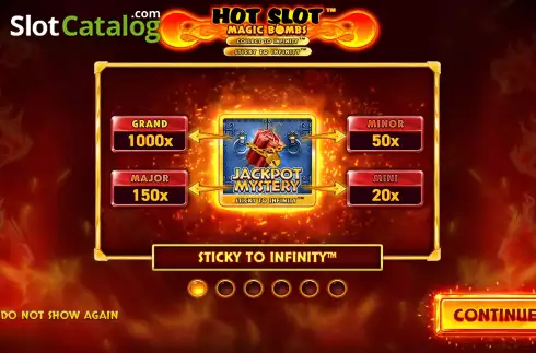 Start Screen. Hot Slot™: Magic Bombs slot