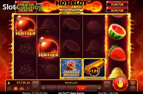 Ecran5. Hot Slot™: Magic Bombs slot