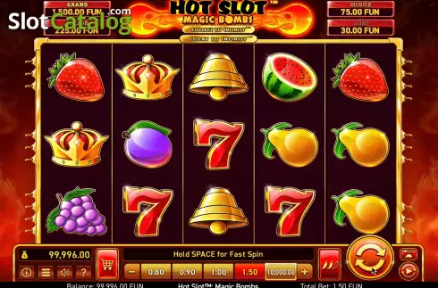 Ekran3. Hot Slot™: Magic Bombs yuvası