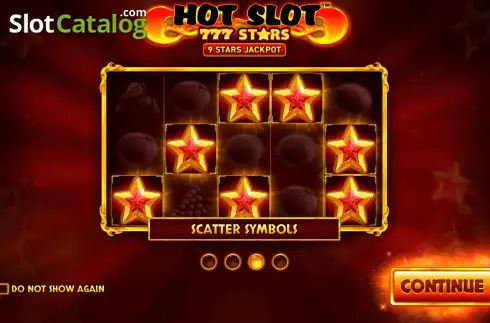 Bildschirm2. Hot Slot: 777 Stars slot