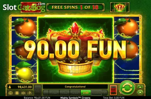 Free Spins 2. Mighty Symbols: Crowns slot