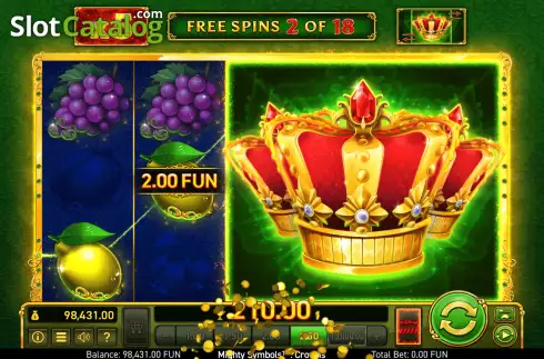 Free Spins 3. Mighty Symbols: Crowns slot