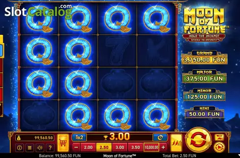Bildschirm5. Moon of Fortune slot