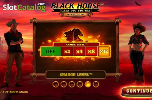 Start Screen. Black Horse Cash Out Edition slot