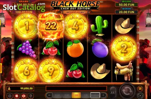 Skärmdump7. Black Horse Cash Out Edition slot