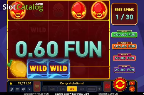 Free Spins 3. Sizzling Eggs Extremely Light slot