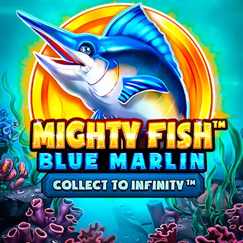 Mighty Fish: Blue Marlin Logotipo