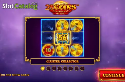 Bildschirm2. 25 Coins slot
