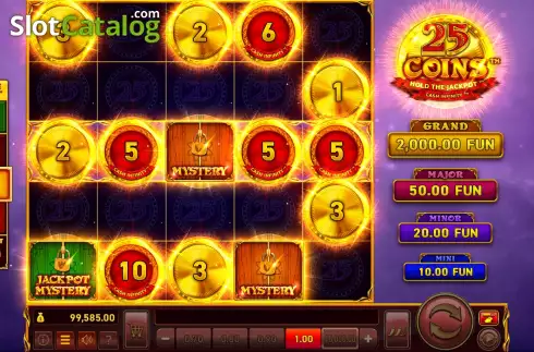 Free Spins Win Screen. 25 Coins slot