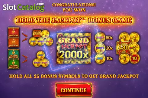 Free Spins Win Screen 2. 25 Coins slot