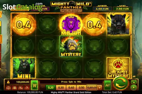 Skärmdump2. Mighty Wild: Panther Grand Gold Edition slot