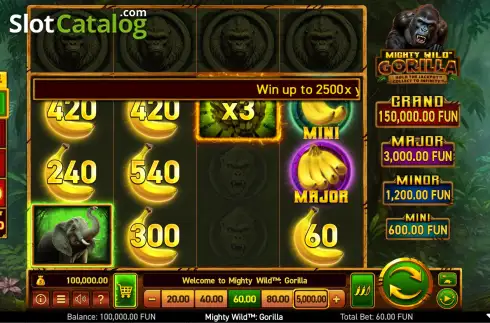Mighty Wild: Gorilla slot. Mighty Wild: Gorilla slot