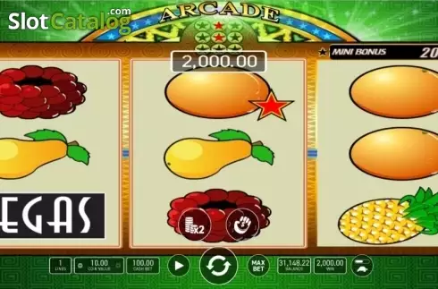 Win Screen. Arcade slot