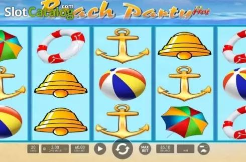 Bildschirm2. Beach Party Hot slot