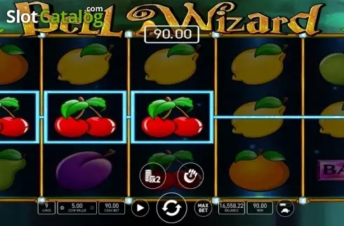 Win Screen. Bell Wizard slot