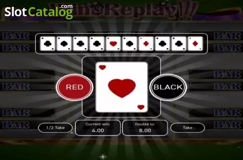 Gamble. Win And Replay slot