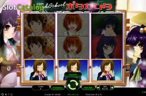 画面4. Highschool Manga カジノスロット