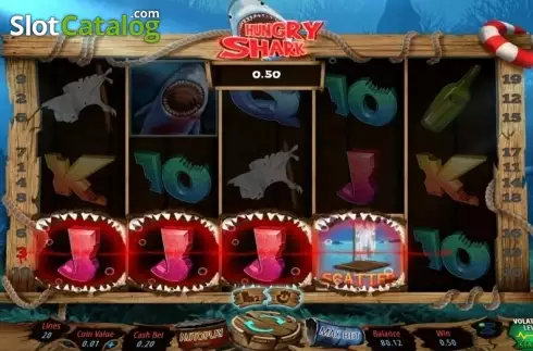 Skärmdump4. Hungry Shark (Wazdan) slot