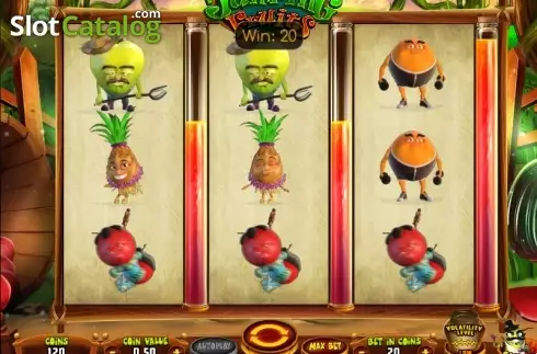 Win screen 1. Jumping Fruits (Wazdan) slot
