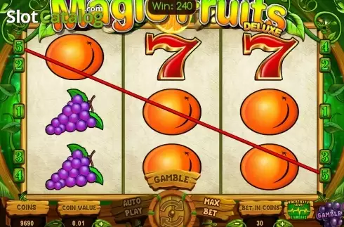Win screen 1. Magic Fruits Deluxe slot