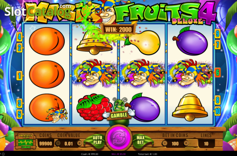 Joker win. Magic Fruits 4 Deluxe slot
