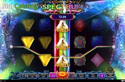 Wild win screen. Spectrum (Wazdan) slot