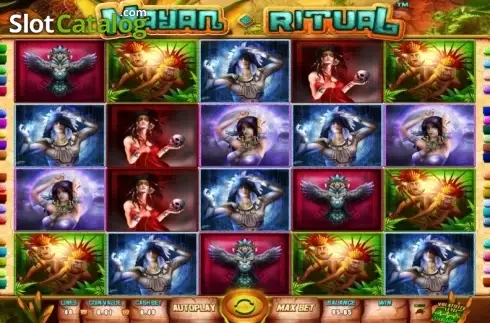 Reel Screen. Mayan Ritual slot
