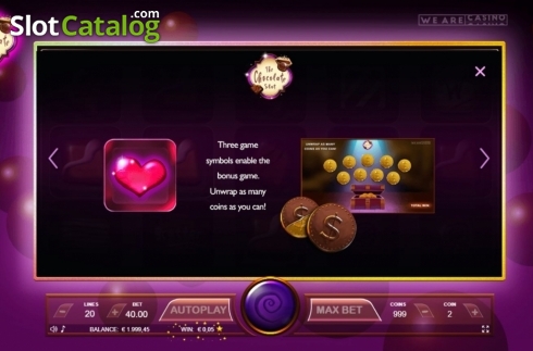 Features 2. The Chocolate Slot slot