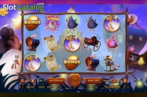 Reel Screen. Golden Egg (We Are Casino) slot