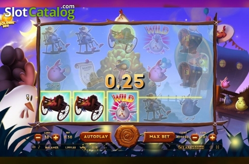 Skärmdump3. Golden Egg (We Are Casino) slot