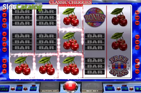 Win screen 2. Classic Cherries Evolution slot