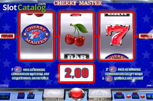 Win screen 2. Cherry Master slot