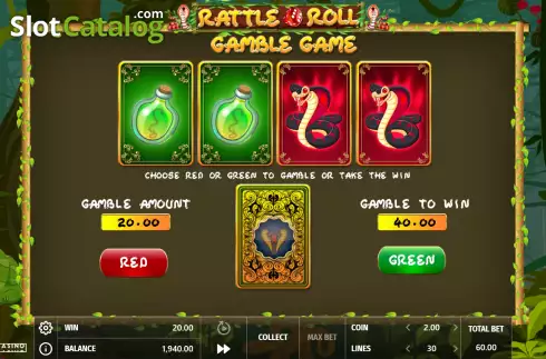 Gamble. Rattle Roll slot
