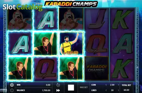 Win Screen. Kabaddi Champs slot