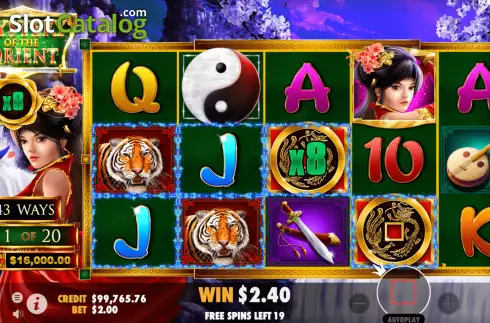 Free Spins 2. Mystery of the Orient slot
