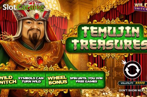 画面2. Temujin Treasures カジノスロット
