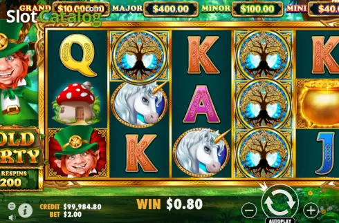Win Screen 1. Gold Party slot