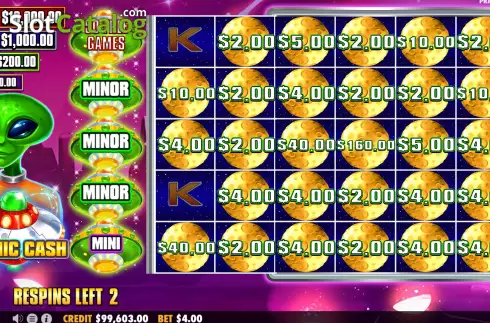 Free Spins 4. Cosmic Cash slot