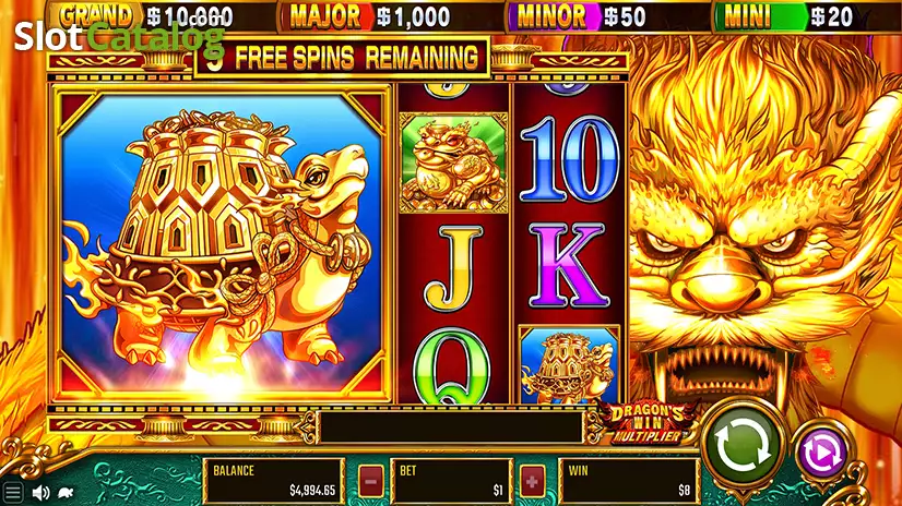 Dragon’s Win Multiplier Free Spins