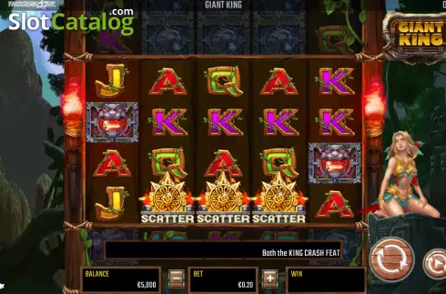 Ecran2. Giant King slot