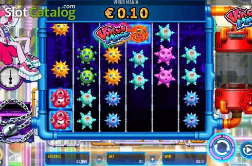 Bildschirm3. Virus Mania slot