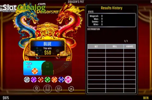 Bildschirm3. Dragon's Pot slot
