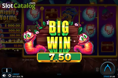 Schermo7. 9 Wiggly Worms slot