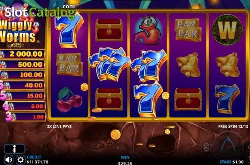 Schermo8. 9 Wiggly Worms slot