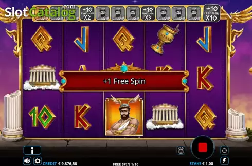 Free Spins Win Screen 3. Hermes Bonanza slot