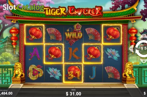 Win Screen 3. Tiger Emperor slot