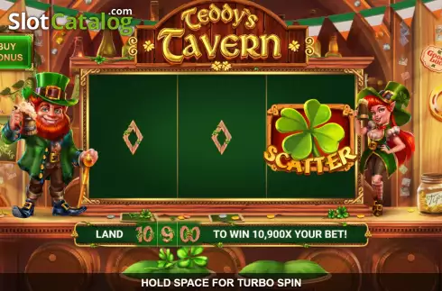 Game screen. Teddy's Tavern slot