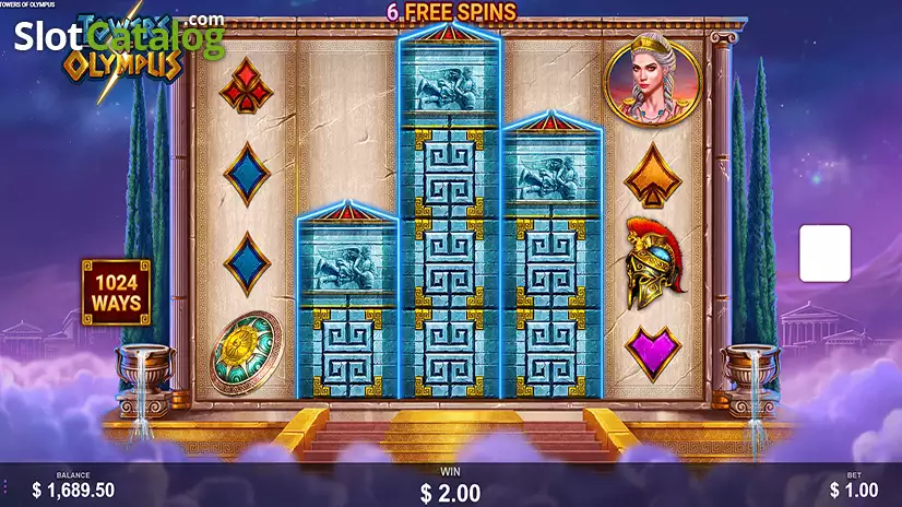 Towers of Olympus Free Spins