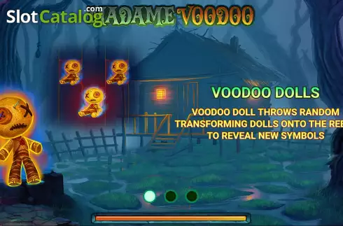 Start Screen. Madame Voodoo slot